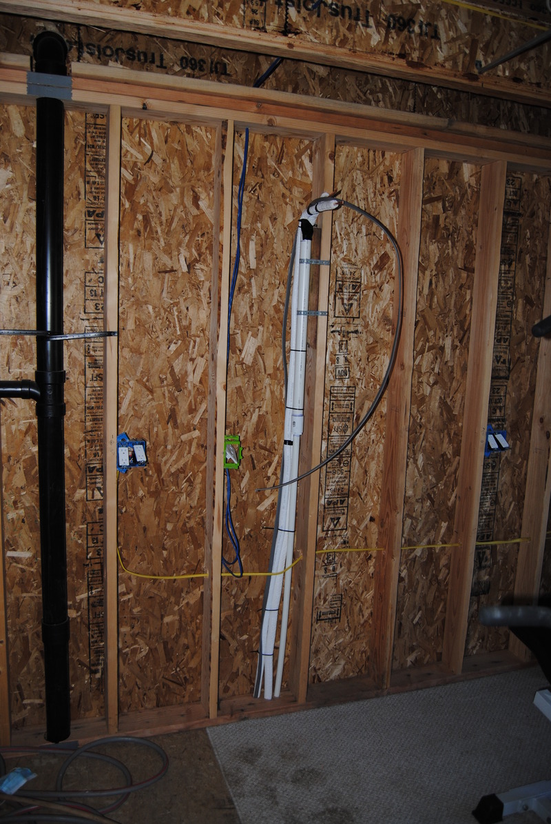 HVAC lines in Don's room.