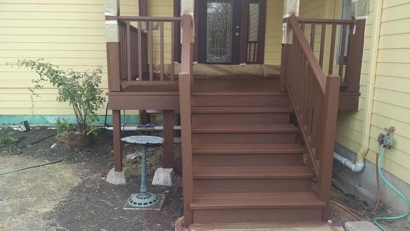 front entry, low. front steps.