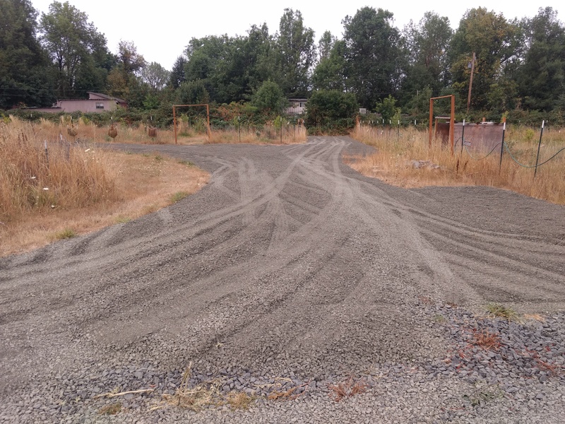 Bee Loop and Center Street with new Gravel.