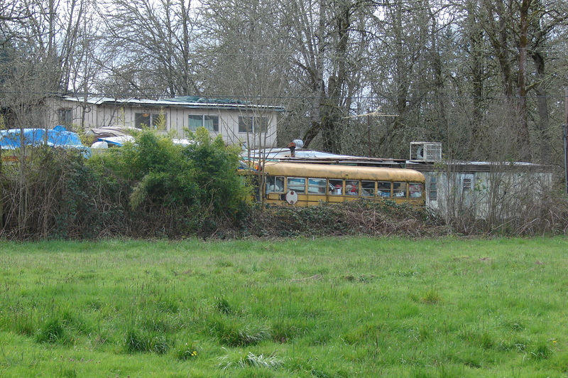 Southern neighbors - school bus full of storage.