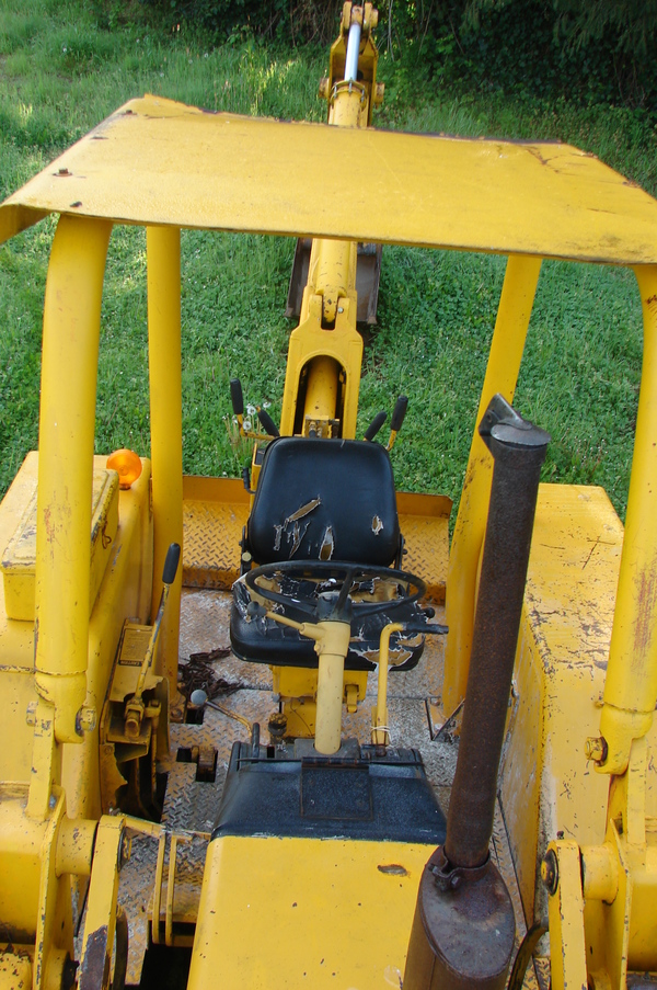 Goliath the Backhoe from on top of the front.