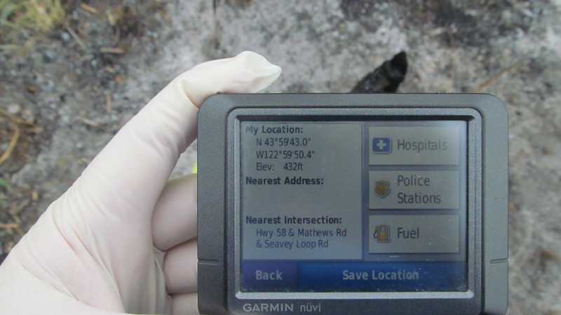 GPS n43.0 w50.4 at burn pile. Multiple shots to check stability.