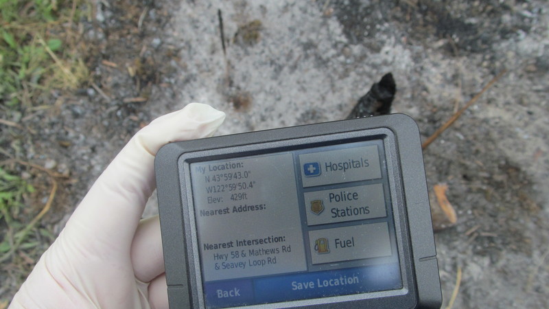 GPS n43.0 w50.4 at burn pile. Multiple shots to check stability.