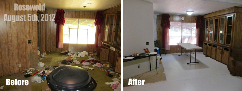 China Room Before and After (to Aug 5, 2012)