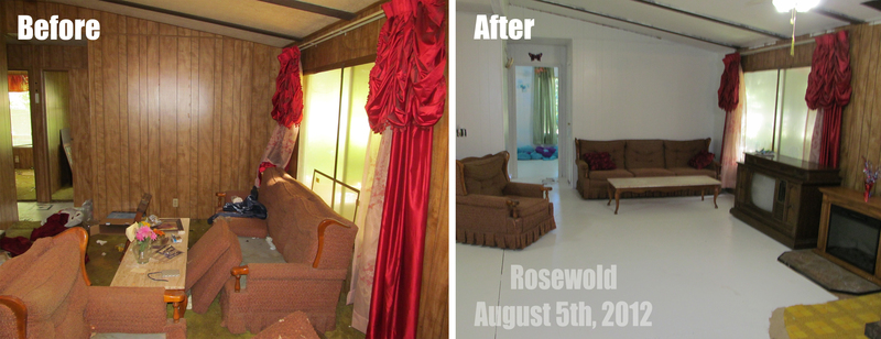 Living Room Before and After (to Aug 5, 2012)