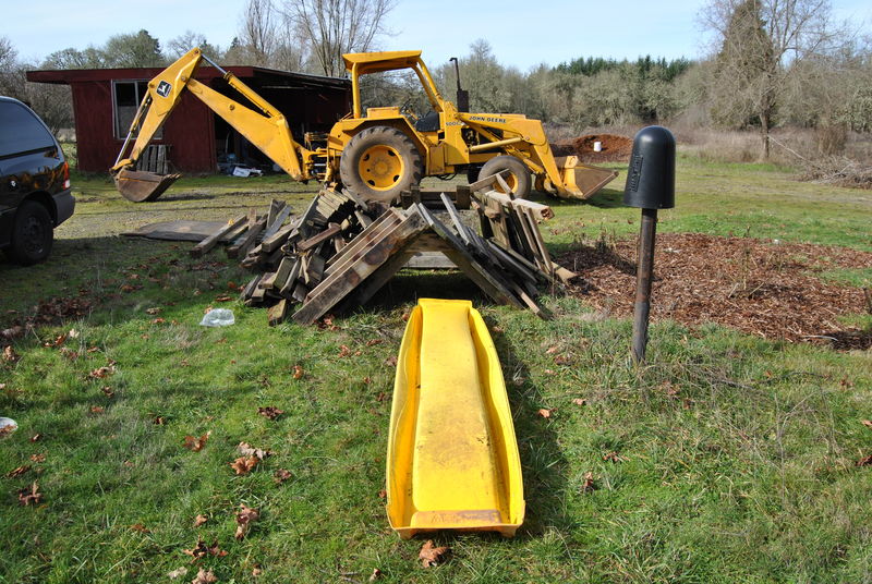 Play structure parts. Goliath the Backhoe.