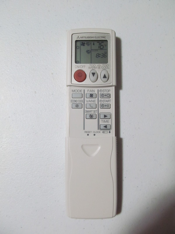 This is the remote to our HVAC. Mini-split.