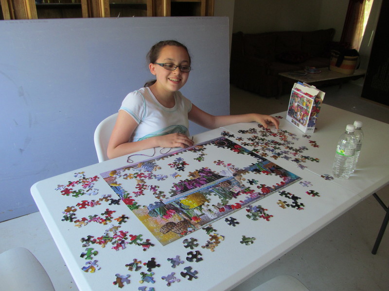 Shannon the puzzle master.