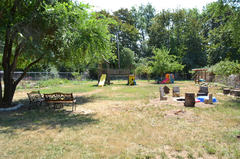 Picnic area, from Cottage South.