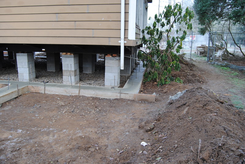 Southeast corner foundation.