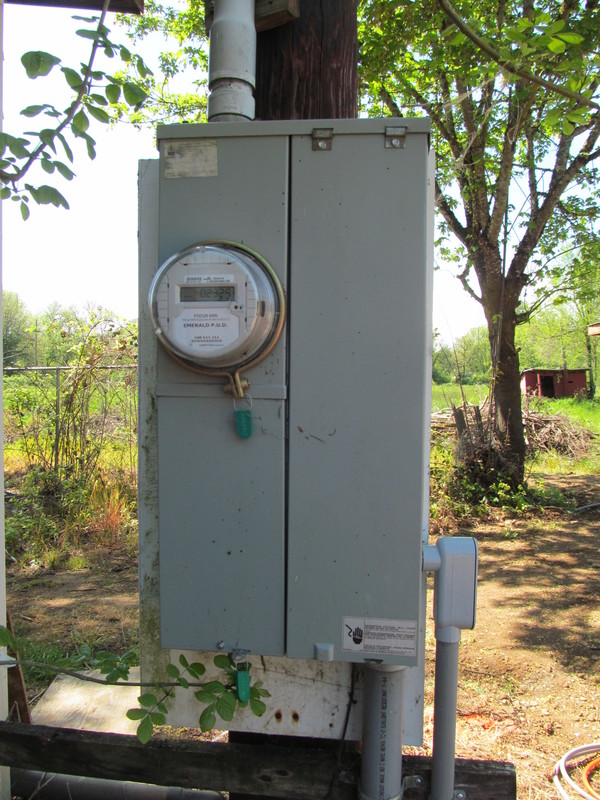 A view of the whole meter box.