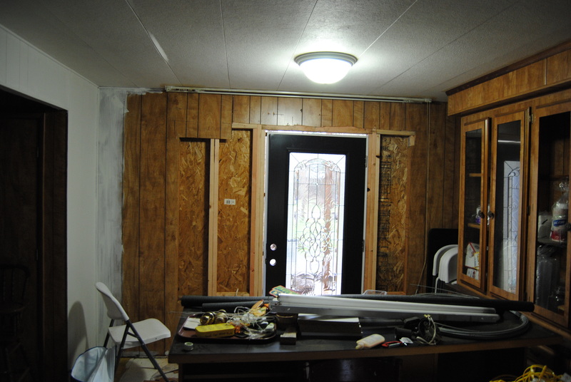 New front door, from the inside.