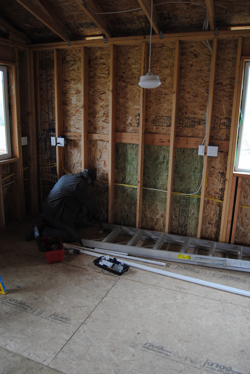 Progress on HVAC tubing for Lois's Loft