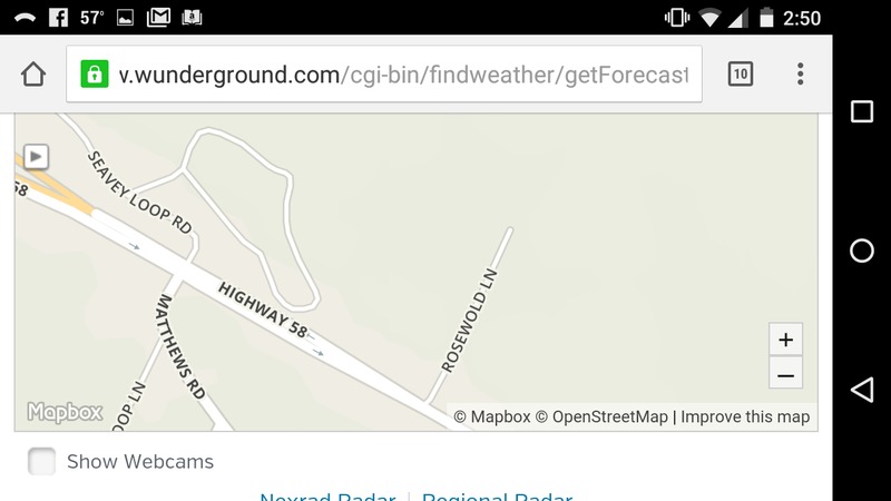 Don added Rosewold Lane to "openstreetmap.org." It shows up now.