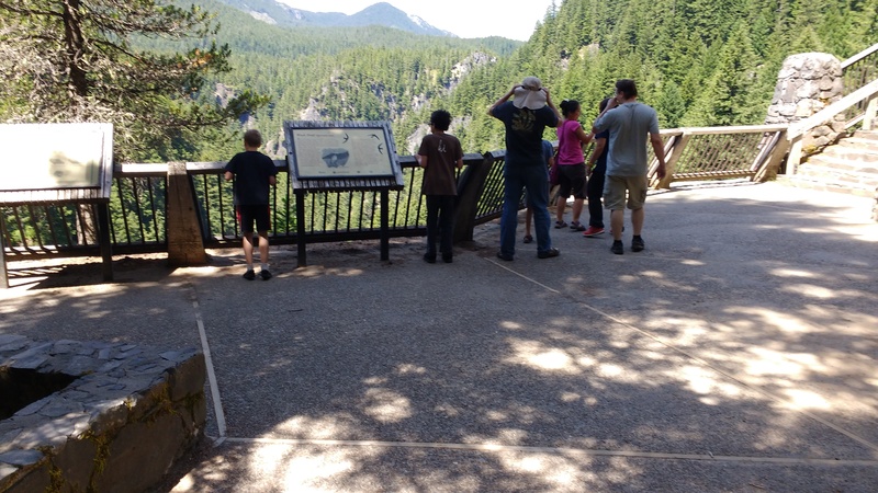 At the viewing overlook.