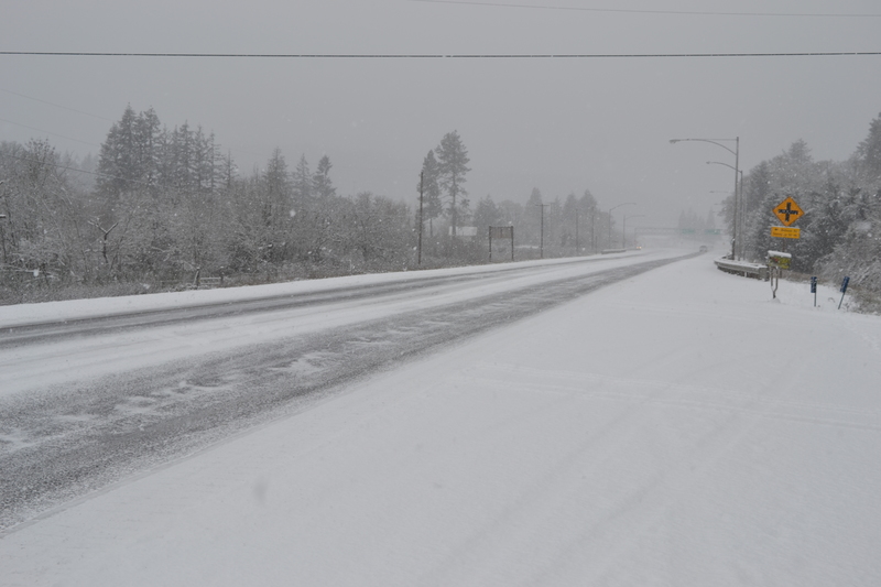 Not many cars right now on HWY 58