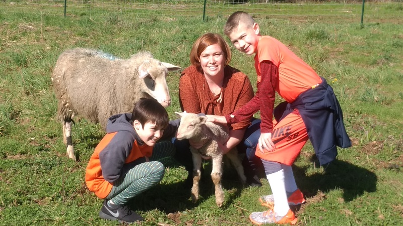 Nice family/sheep photo. :-)