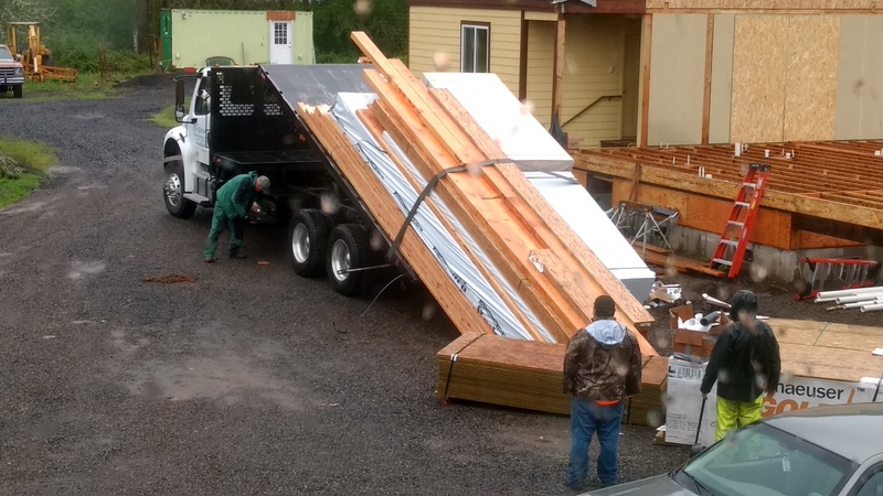 Lumber for our new home cometh.