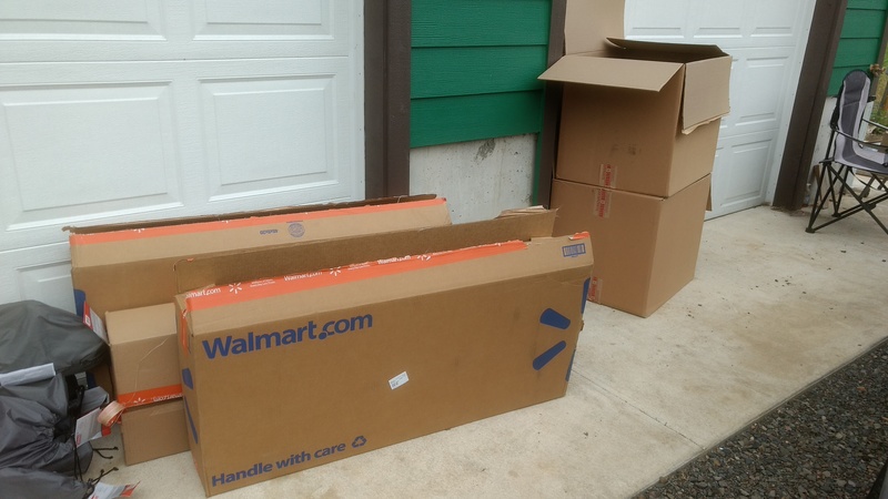 We bought 8 camping chairs from Walmart. They were each $10 less online than the store.