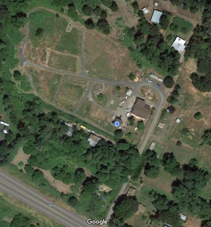 Recent Google satellite imagery of the whole property.