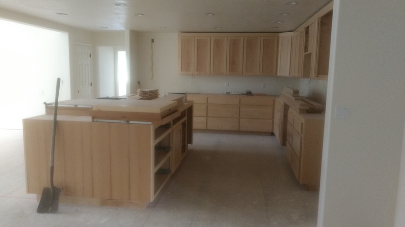 Kitchen Cabinetry in place
