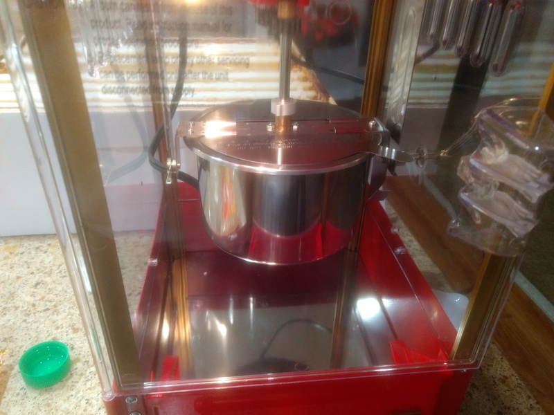 Our new popcorn popper.