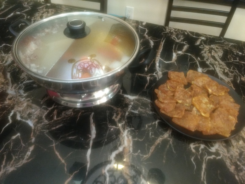 Hot Pot and fried rice cakes