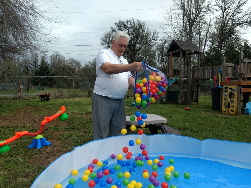 Wading Pool with balls