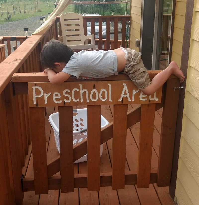 When you can climb out.... Do you still qualifyfor the preschool area?