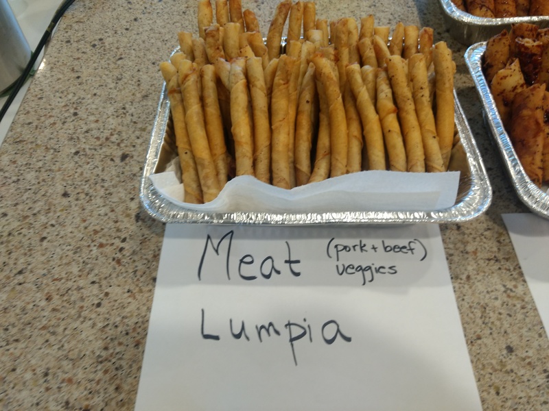 Lumpia, made by Ann.