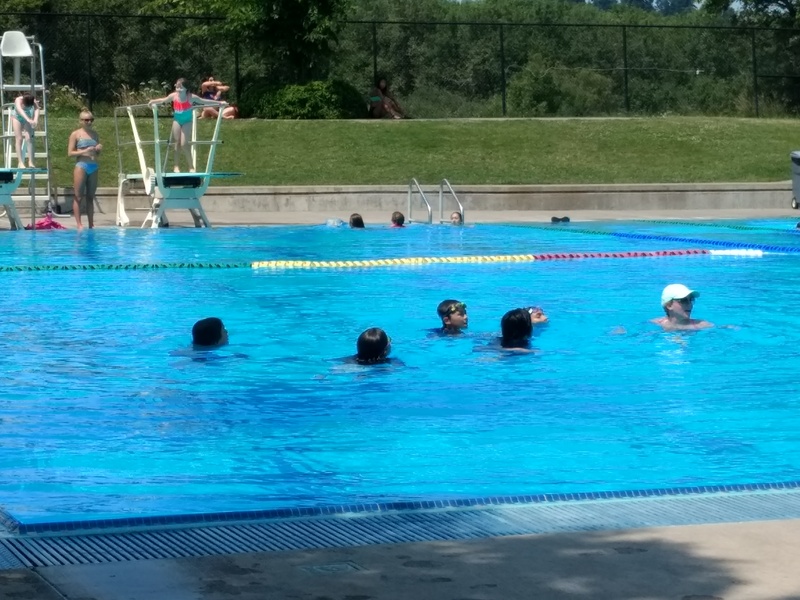 Swimming Lessons with Joseph's kids.