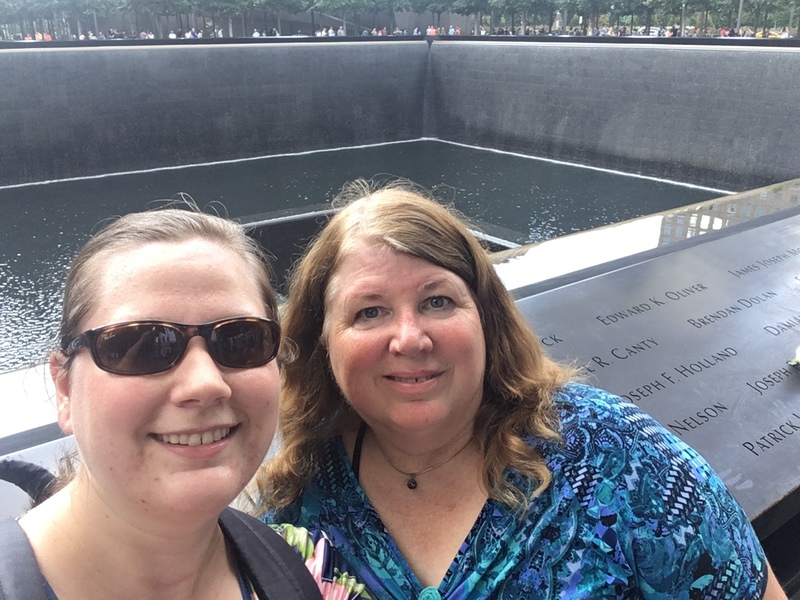 Stacia and Lois at Ground Zero.