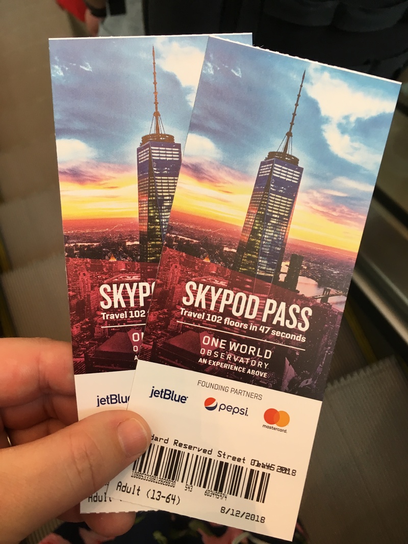 Skypod Passes to the World Trade Center Observation Deck.