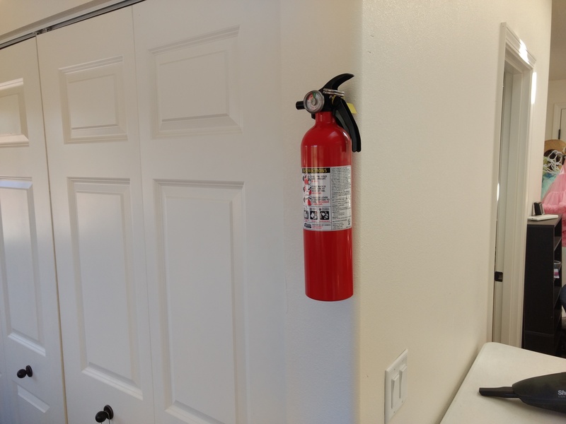 Fire Extinguisher in the Guest House.