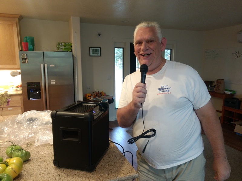 Don sounds really good on the karaoke machine, especially when the mic is not plugged in.