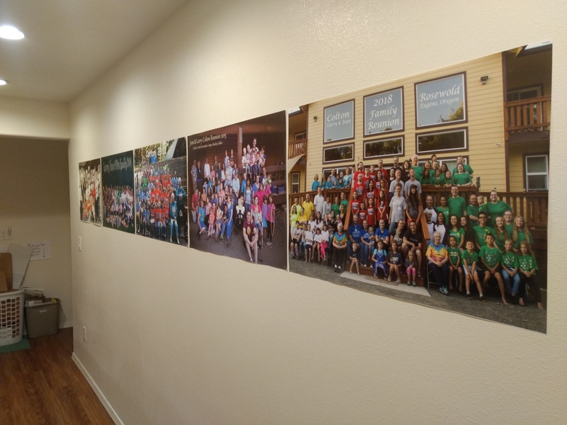 The 2018 Family Reunion posted is completed, printed, and hanging in our Hall of Fame!