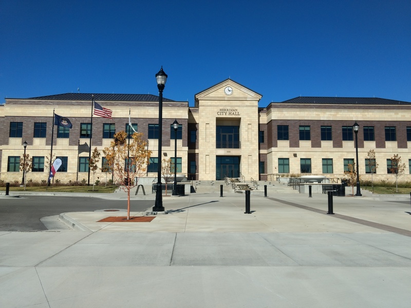 Herriman UT City Hall looks so big and beautiful for a small town.