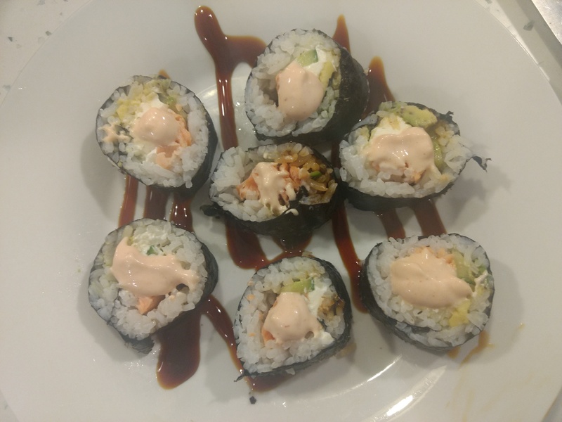 Sushi made by Lois.