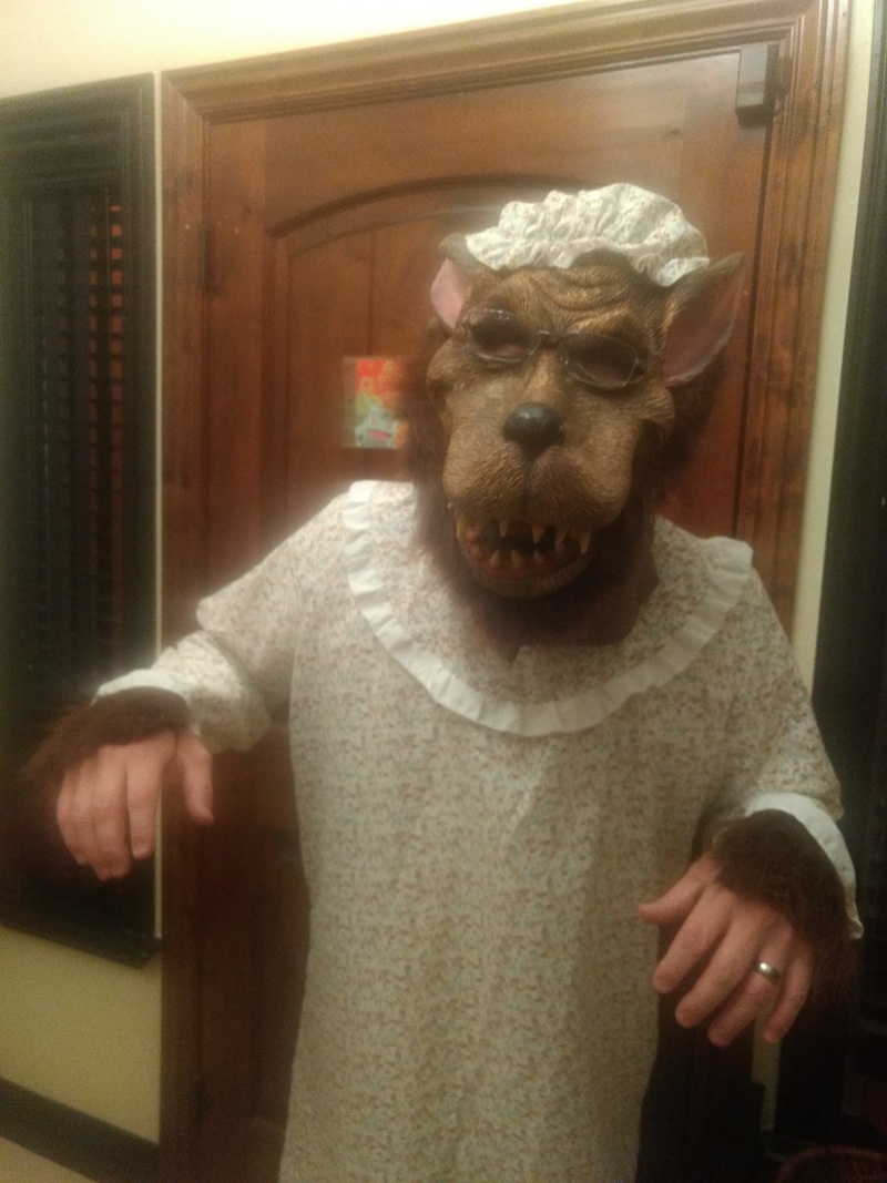 Ben as the Wolf that ate Granny.