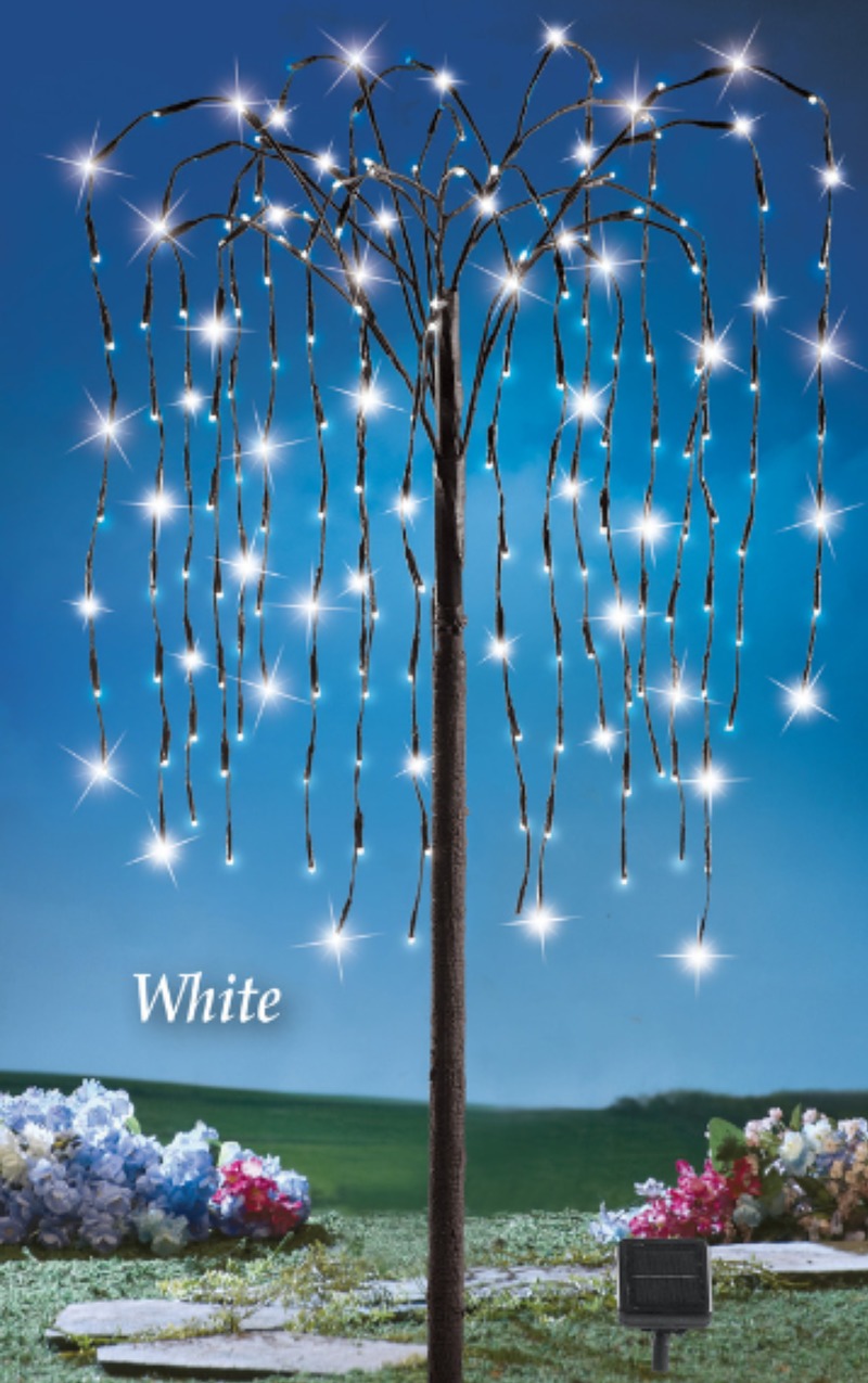 What the solar tree is advertised to look like.