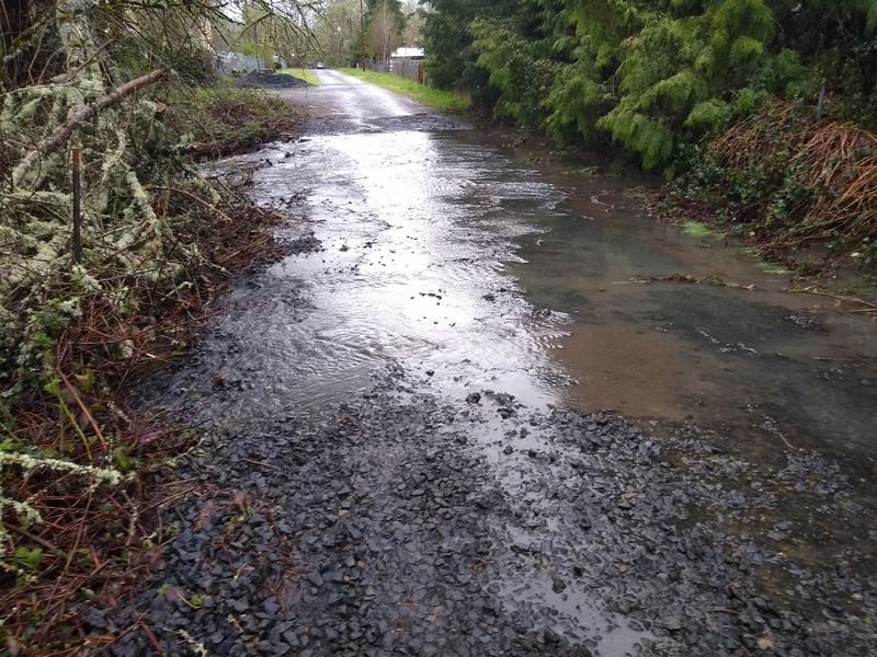 Tue 09:43 roadbed after the water has receded