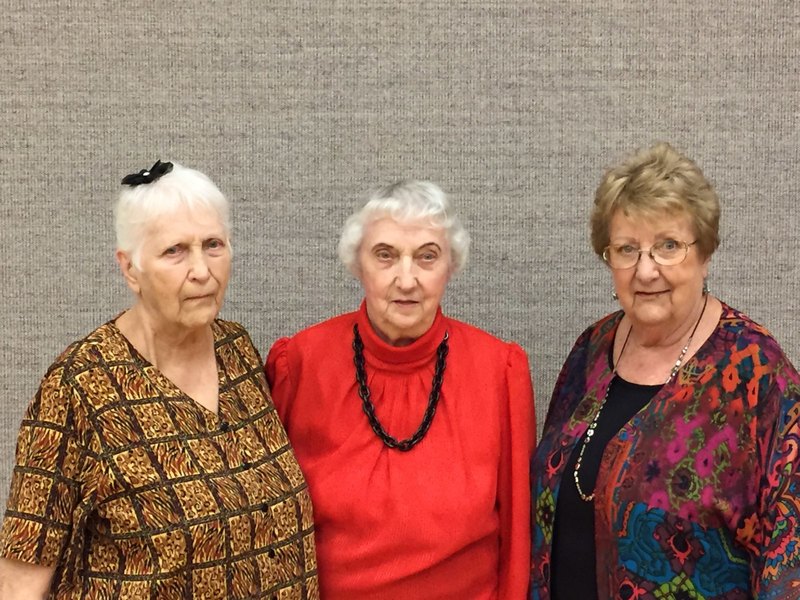 June, Jean, Vi, at Jay Dee's funeral in St George UT (picture by Cindy)