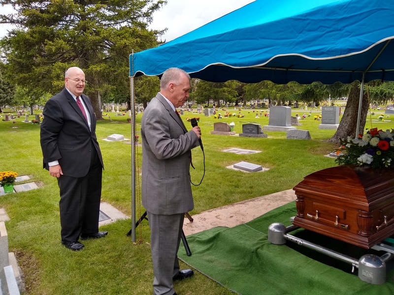 Jay Dee Hendricks burial. Provo City Cemetary.