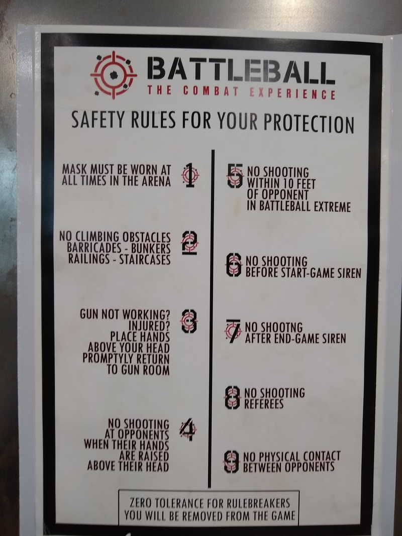 Airborne Draper: Battleball Safety Rules