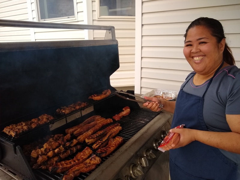 Adele Birthday Party Herriman UT: Grill Master.