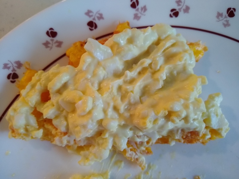 Lois really likes making chaffles and then putting egg salad on top. It is amazing! Chaffles are an egg and grated cheese mixed up and put into a waffle iron to cook.