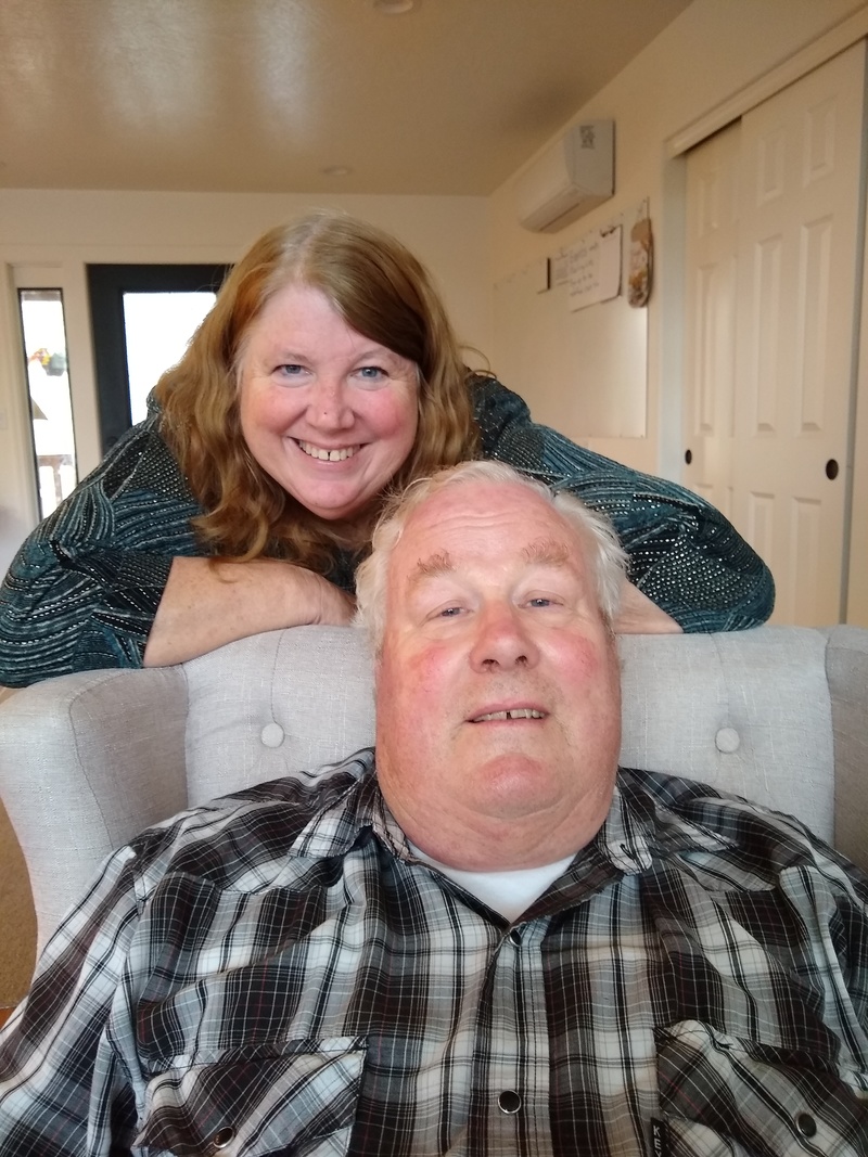 Lois and her brother Dennis Clayton.