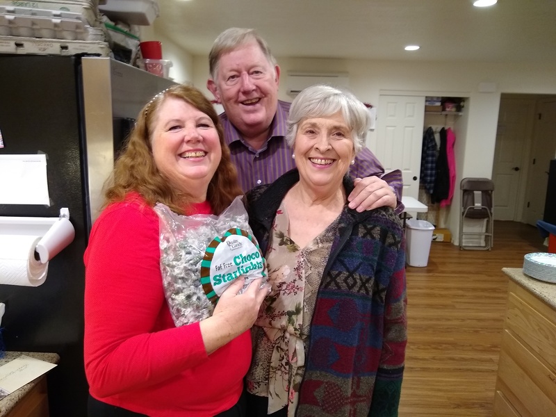 Lois with Del and Marlene Matheson.