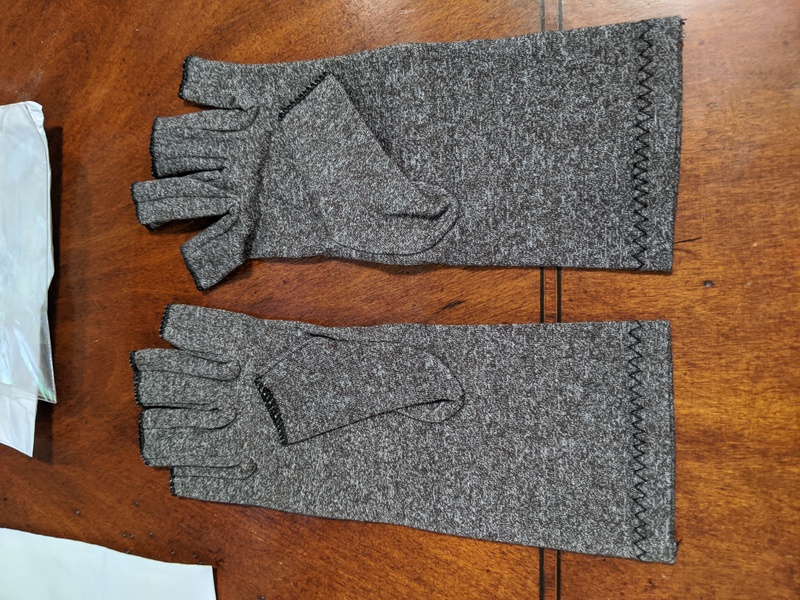 Don ordered a pulse oximeter and received these small gloves. It reeks of scam. You get a tracking number from a third-party seller on Walmart.com, Walmart collects your money and pays them, and then fake merchandise shows up. We hope the refund happens okay.