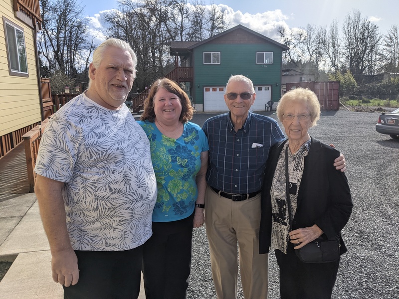 Don & Lois Colton, Uncle Lyn & Aunt Leona (from Arizona) Kimball